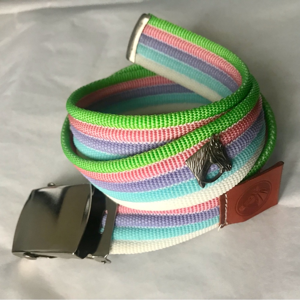 Striped Lilo Equestrian Horse Belt